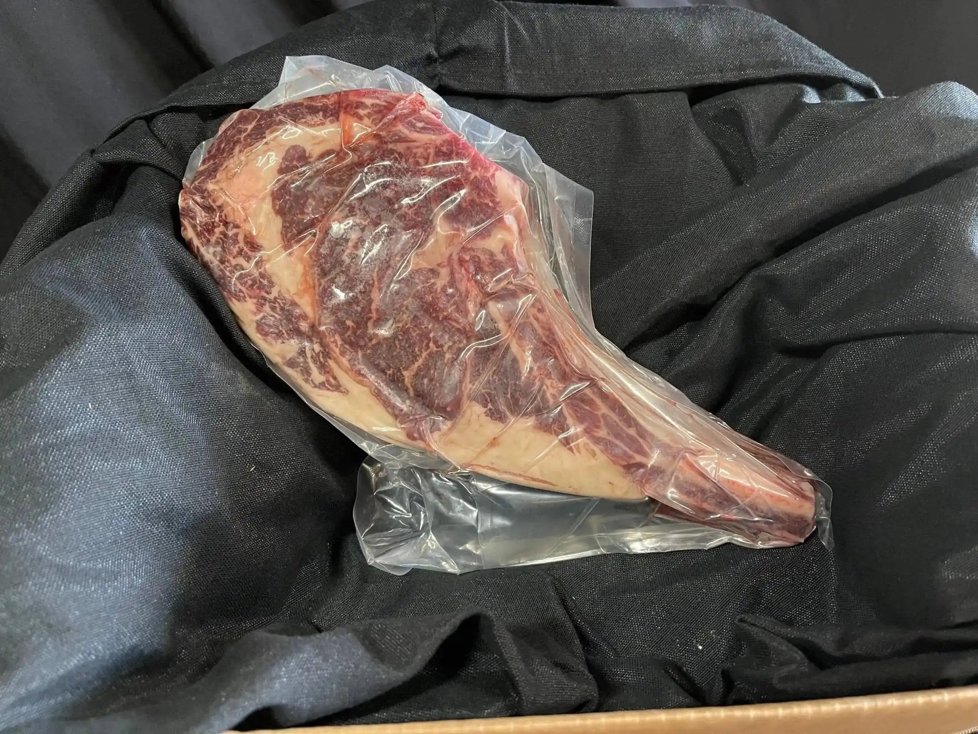 100% Regenerative Grass-Fed Wagyu Cowboy Rib Steak - The Hufeisen-Ranch (WYO Wagyu)