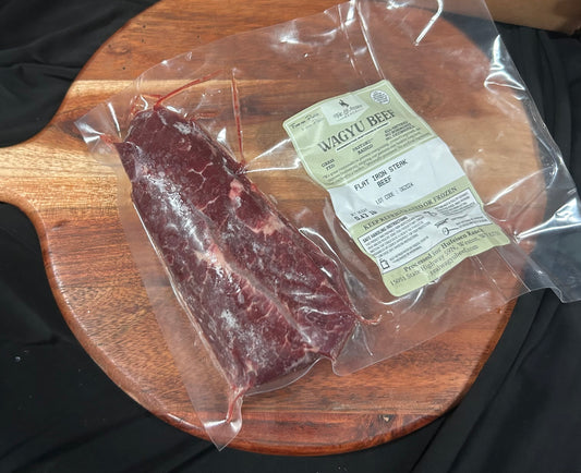 100% All-Natural Grass-Fed "Misfit" Wagyu Flat Iron Steak