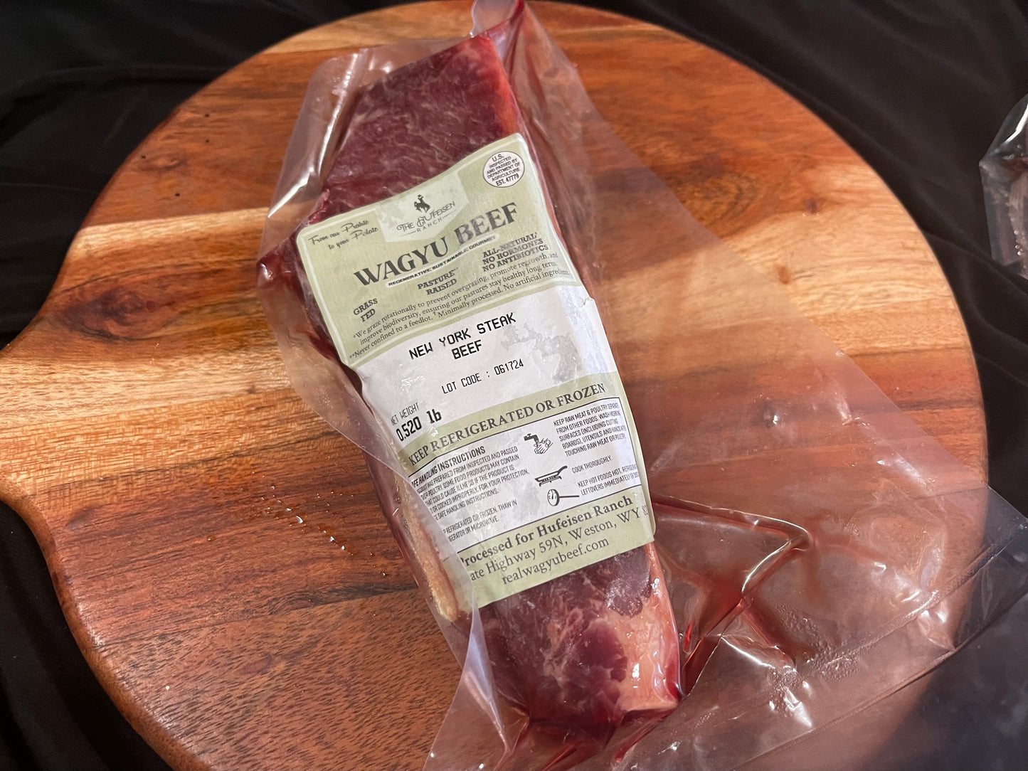 100% All-Natural Grass-Fed "Misfit" Wagyu New York Strip