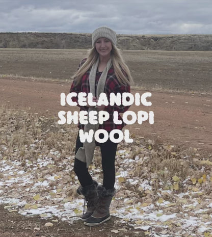 100% Icelandic Sheep Wool Beanie