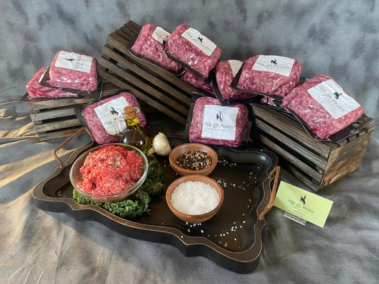 100% All-Natural Grass-Fed "Misfit" Ground BeefOur 70/30 Wagyu ground beef, although not the usual 80/20, promises a rich and succulent flavor profile that's perfect for those seeking a little extra juiciness in 100%The Hufeisen-Ranch (WYO Wagyu)