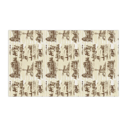 Farm Style Farmhouse Kitchen TowelHere to add a touch of character &amp; utility to any kitchen. Not only does it have a stunning one-sided print, but it's also a trusty and expressive helper to the Farm Style Farmhouse Kitchen TowelThe Hufeisen-Ranch (WYO Wagyu)Home Decor